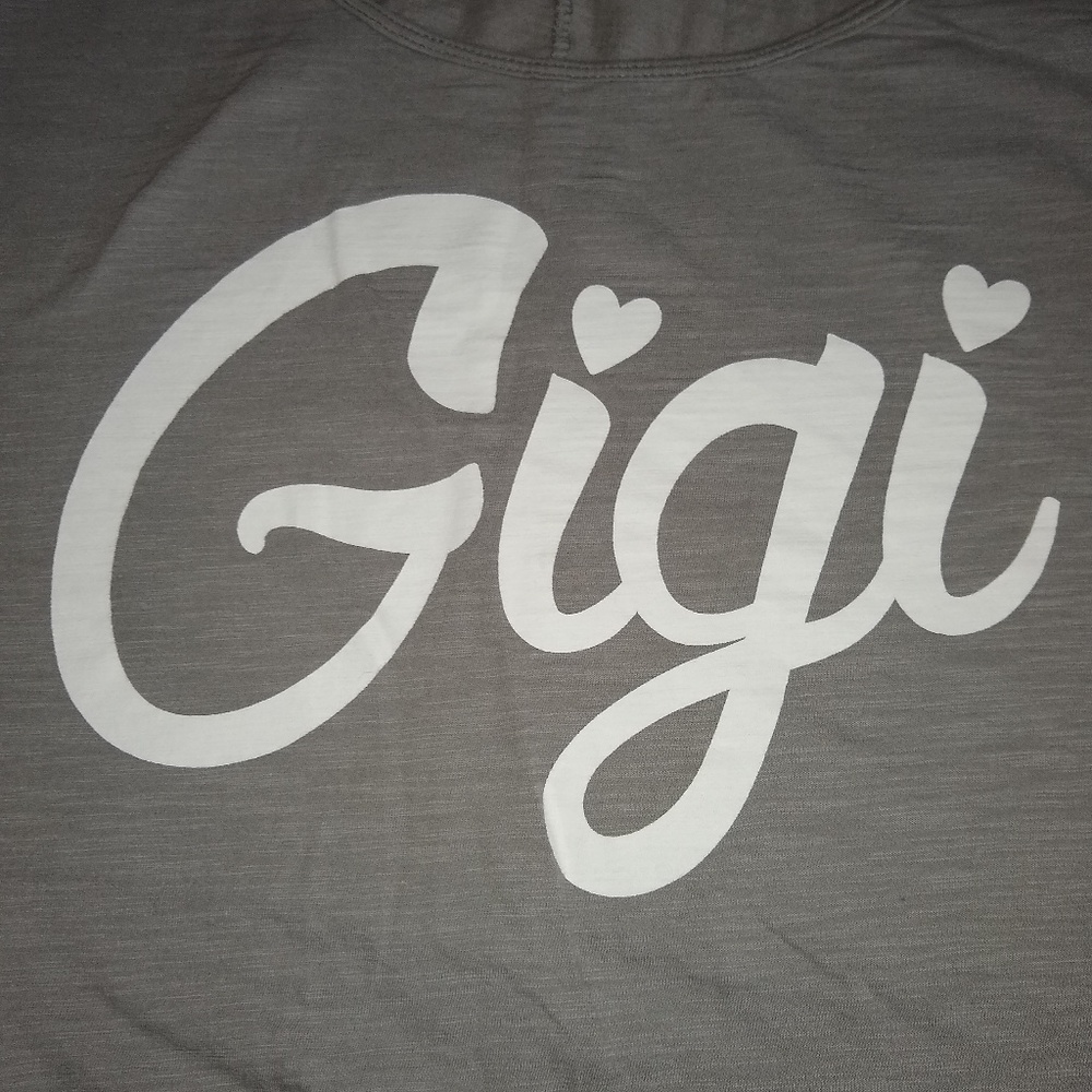 Air Waves NWOT Gray Tee T Gigi 2XL